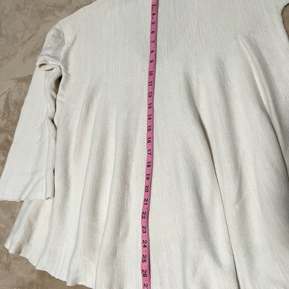 Free People oversized v-neck sweater size L oatmeal cream - Picture 13 of 15